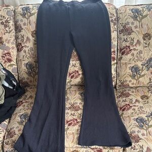 American Eagle Outfitters Dark Gray Ribbed Pants